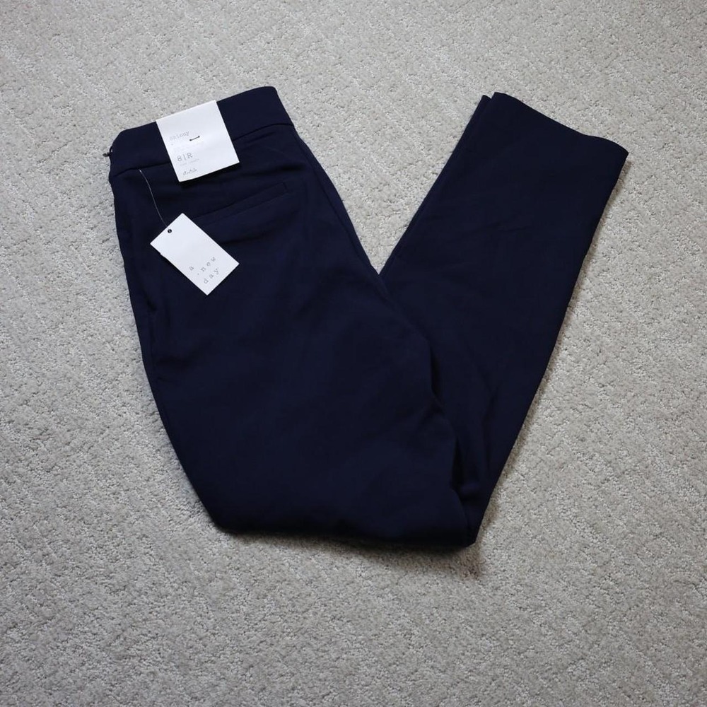 A New Day women's high rise navy blue skinny leg pants
